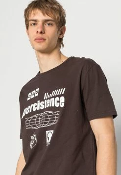 YOURTURN PERCISTENCE GRAPHIC T-SHIRT UNISEX - T-shirt Con Stampa - Brown -Sconto YOURTURN in Italia 973f9e627cb642a3b6d188371a4869f4