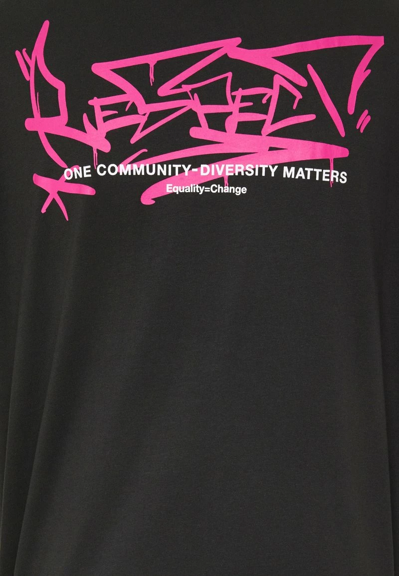 YOURTURN T-shirt Con Stampa - Black, Unisex 10 YOURTURN T-shirt Con Stampa - Black, Unisex - immagine 8