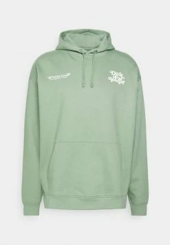 YOURTURN RETRO PRINT HOODIE UNISEX - Felpa Con Cappuccio - Green