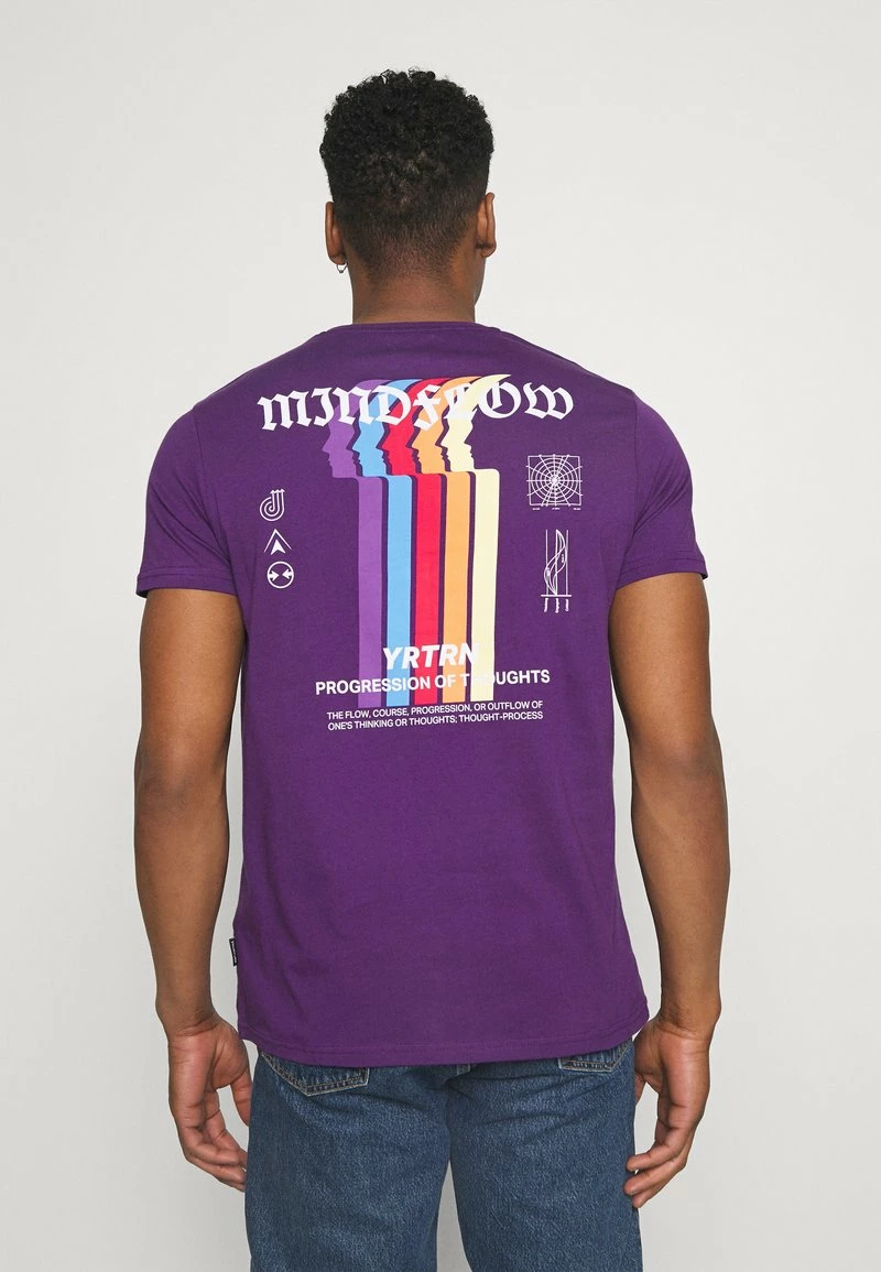 YOURTURN UNISEX - T-shirt Con Stampa - Purple 3 YOURTURN UNISEX - T-shirt Con Stampa - Purple