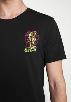 YOURTURN T-shirt Con Stampa - Black, Unisex -Sconto YOURTURN in Italia 9fcedc065def48afa47fd29c0eea5ade