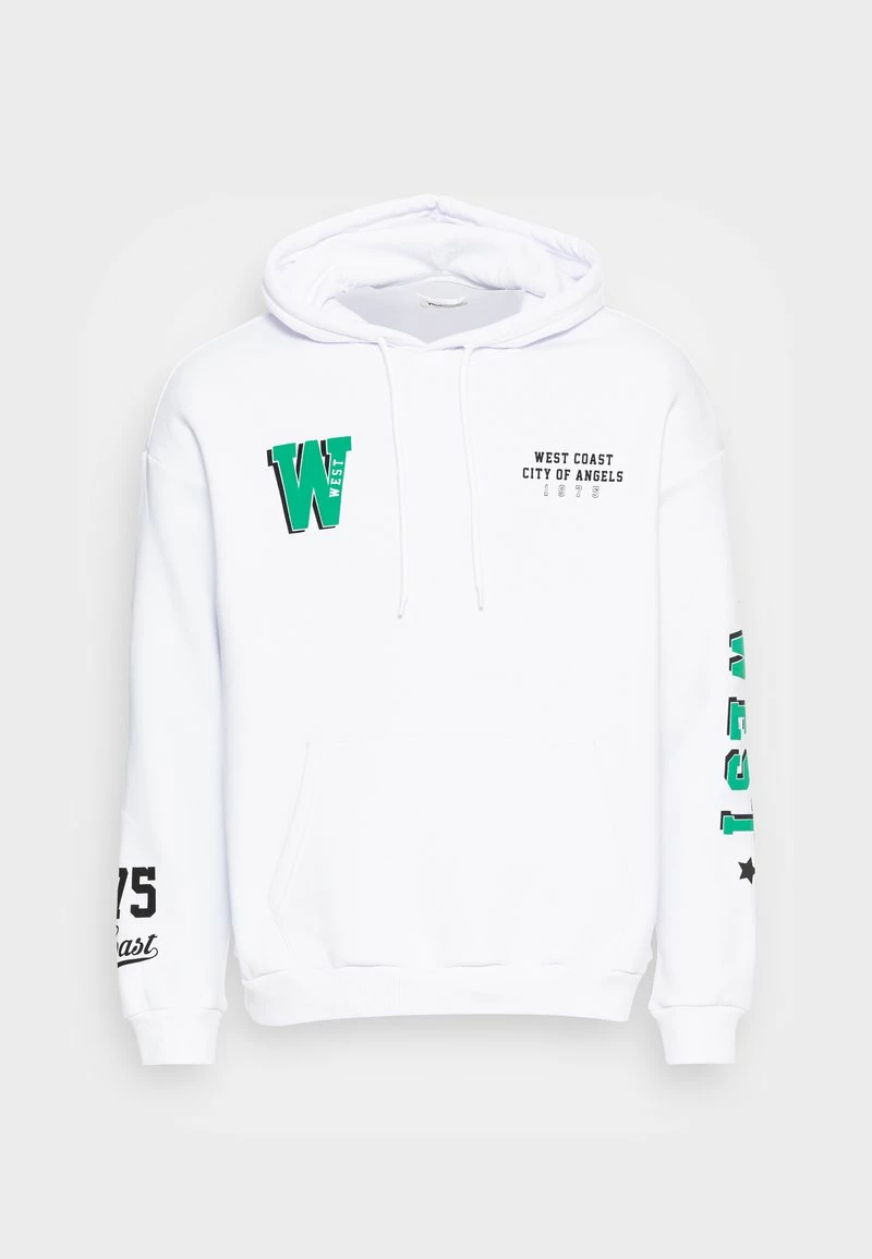 YOURTURN UNISEX - Felpa Con Cappuccio - White 6 YOURTURN UNISEX - Felpa Con Cappuccio - White - immagine 4