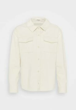 YOURTURN CORDUROY OVERSHIRT UNISEX - Giacca Leggera - Off-white -Sconto YOURTURN in Italia a3f20ee06c6a49a081b9812671ad8bfe