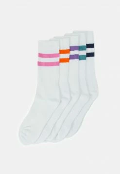 YOURTURN 5 PACK - Calze - White/multicoloured, Uomo