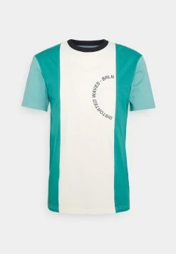 YOURTURN UNISEX - T-shirt Con Stampa - White/dark Blue