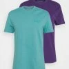 YOURTURN UNISEX 2 PACK - T-shirt Basic - Purple/turquoise 1 YOURTURN UNISEX 2 PACK - T-shirt Basic - Purple/turquoise -Sconto YOURTURN in Italia aa539c3a387d42a3a310a9183dc2a9da