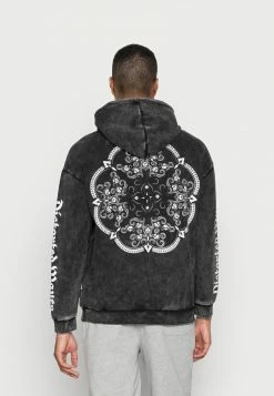 YOURTURN BANDANA PRINT HOODIE - Felpa Con Cappuccio - Black, Unisex -Sconto YOURTURN in Italia acd684e09814498cbacaecca92225f76