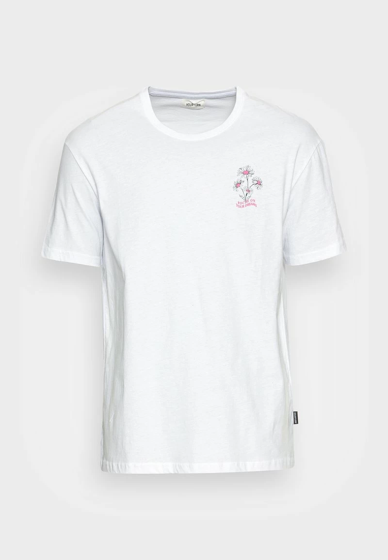 YOURTURN PRINT GRAPHIC T-SHIRT UNISEX - T-shirt Con Stampa - White 6 YOURTURN PRINT GRAPHIC T-SHIRT UNISEX - T-shirt Con Stampa - White - immagine 4