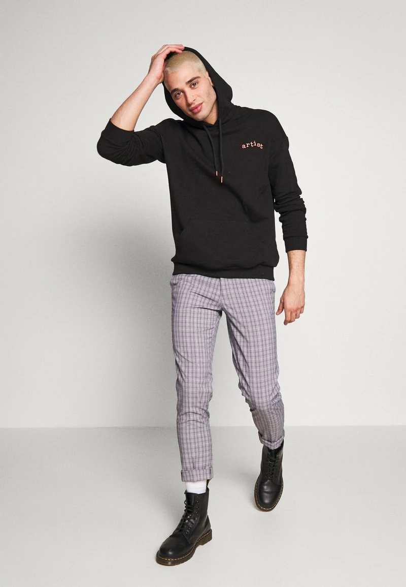 YOURTURN Felpa Con Cappuccio - Black, Unisex 4 YOURTURN Felpa Con Cappuccio - Black, Unisex - immagine 2