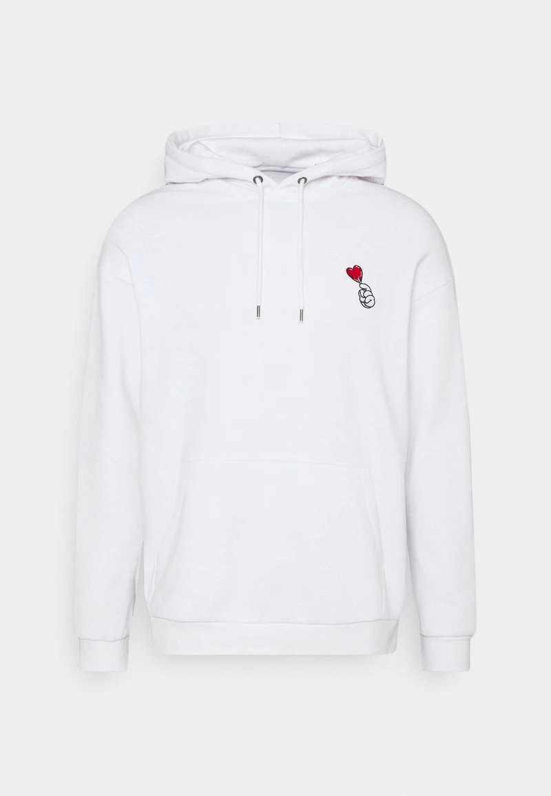 YOURTURN UNISEX - Felpa Con Cappuccio - White 3 YOURTURN UNISEX - Felpa Con Cappuccio - White