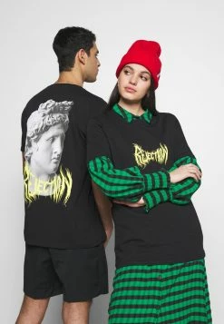 YOURTURN UNISEX - T-shirt Con Stampa - Black