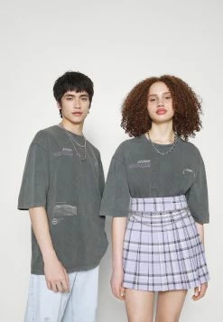 YOURTURN UNISEX - T-shirt Con Stampa - Grey -Sconto YOURTURN in Italia b84630946cc24b81b3c351ad071d0c31