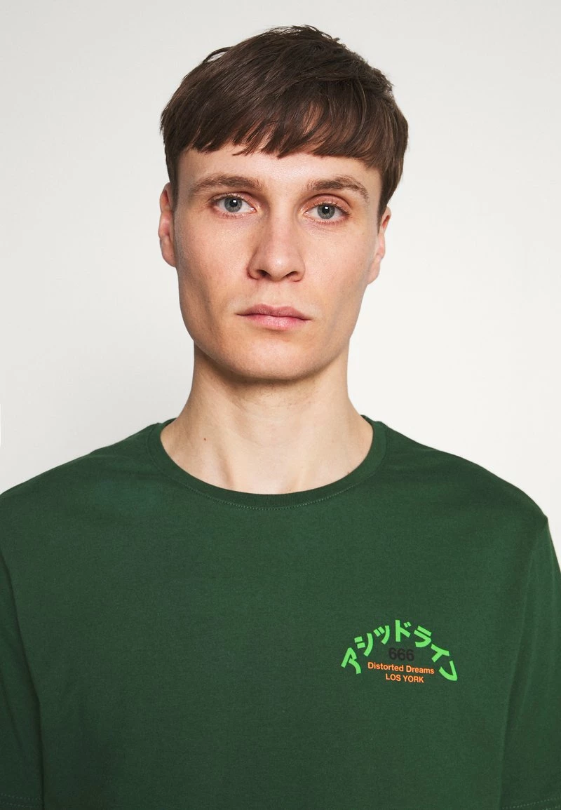 YOURTURN Unisex T-shirt Con Stampa - Green 7 YOURTURN Unisex T-shirt Con Stampa - Green - immagine 5