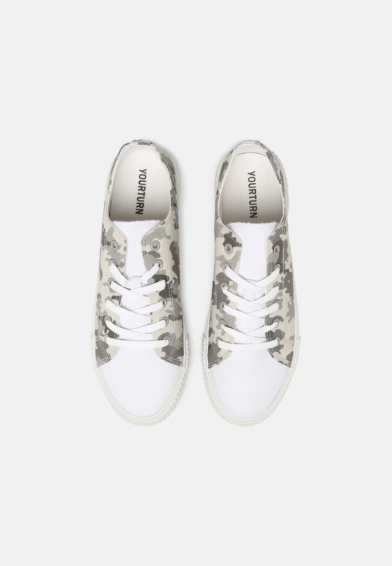 YOURTURN UNISEX - Sneakers Basse - White/grey 6 YOURTURN UNISEX - Sneakers Basse - White/grey - immagine 4