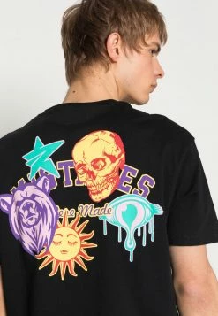 YOURTURN PATCH GRAPHIC T-SHIRT UNISEX - T-shirt Con Stampa - Black -Sconto YOURTURN in Italia c00b455178c24ef2b7a2855d4ffa9588