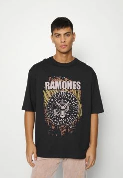 YOURTURN RAMONES TEE UNISEX - T-shirt Con Stampa - Black