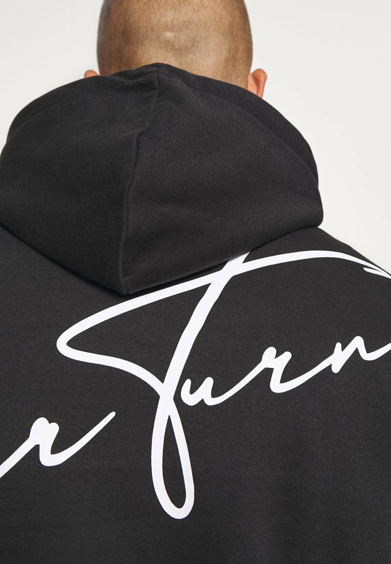 YOURTURN BOLD SCRIPT HOODIE UNISEX - Felpa - Black 8 YOURTURN BOLD SCRIPT HOODIE UNISEX - Felpa - Black - immagine 6