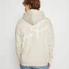 YOURTURN BOLD SCRIPT HOODIE UNISEX - Felpa - Beige