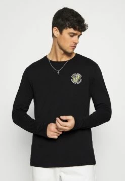 YOURTURN Unisex Maglietta A Manica Lunga - Black