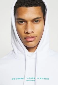 YOURTURN UNISEX - Felpa Con Cappuccio - White -Sconto YOURTURN in Italia cc02735d57e34d6bb55d6134f1e64301