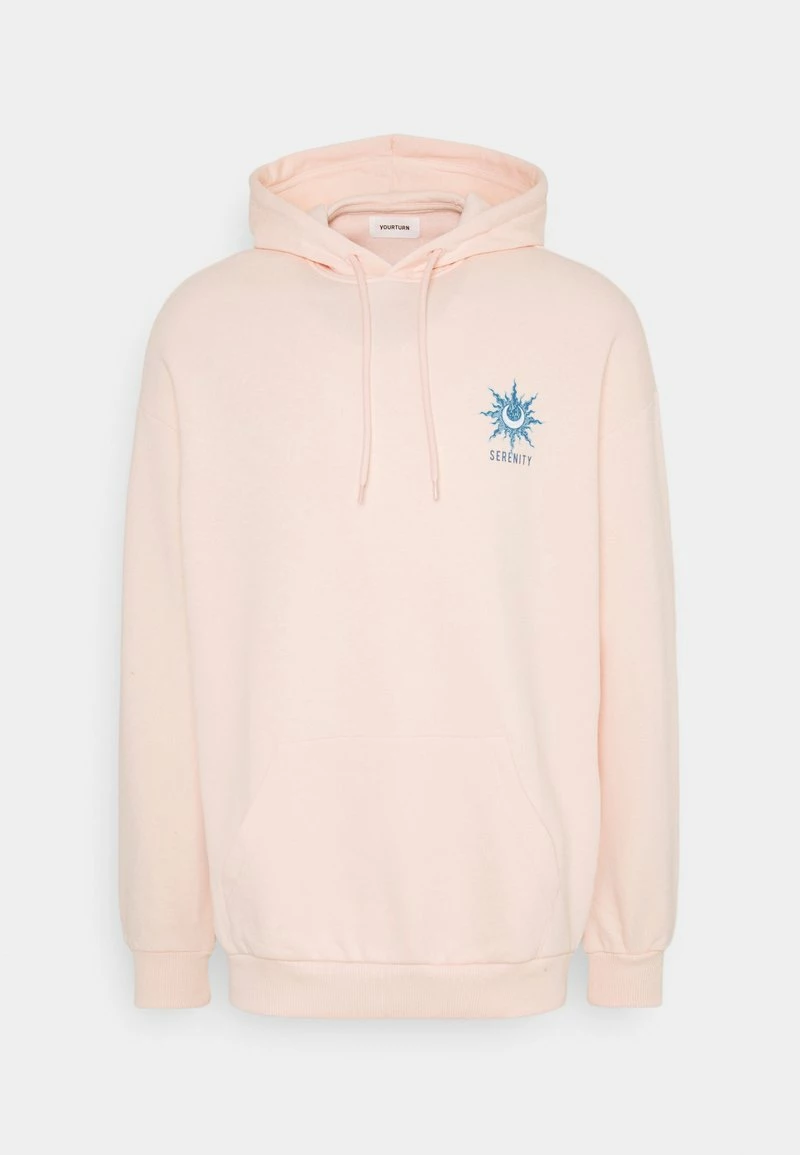 YOURTURN UNISEX - Felpa Con Cappuccio - Pink 7 YOURTURN UNISEX - Felpa Con Cappuccio - Pink - immagine 5