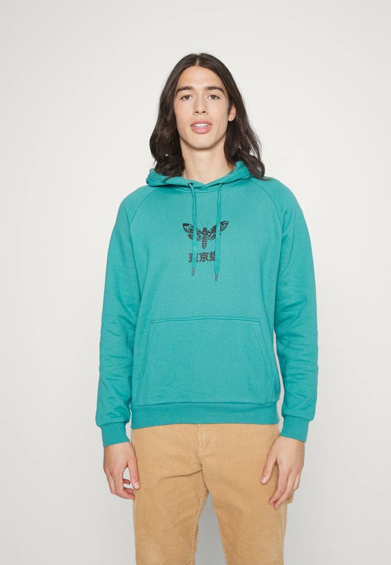 YOURTURN UNISEX - Felpa Con Cappuccio - Petrol 3 YOURTURN UNISEX - Felpa Con Cappuccio - Petrol