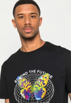 YOURTURN REALITY MOTION GRAPHIC T-SHIRT UNISEX - T-shirt Con Stampa - Black -Sconto YOURTURN in Italia d1f8896620bc4b1eaffec6888115b811