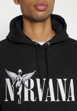 YOURTURN NIRVAN PRINT HOODIE UNISEX - Felpa Con Cappuccio - Black -Sconto YOURTURN in Italia d3659af6fb9b446ebbfd9be1719b2c32