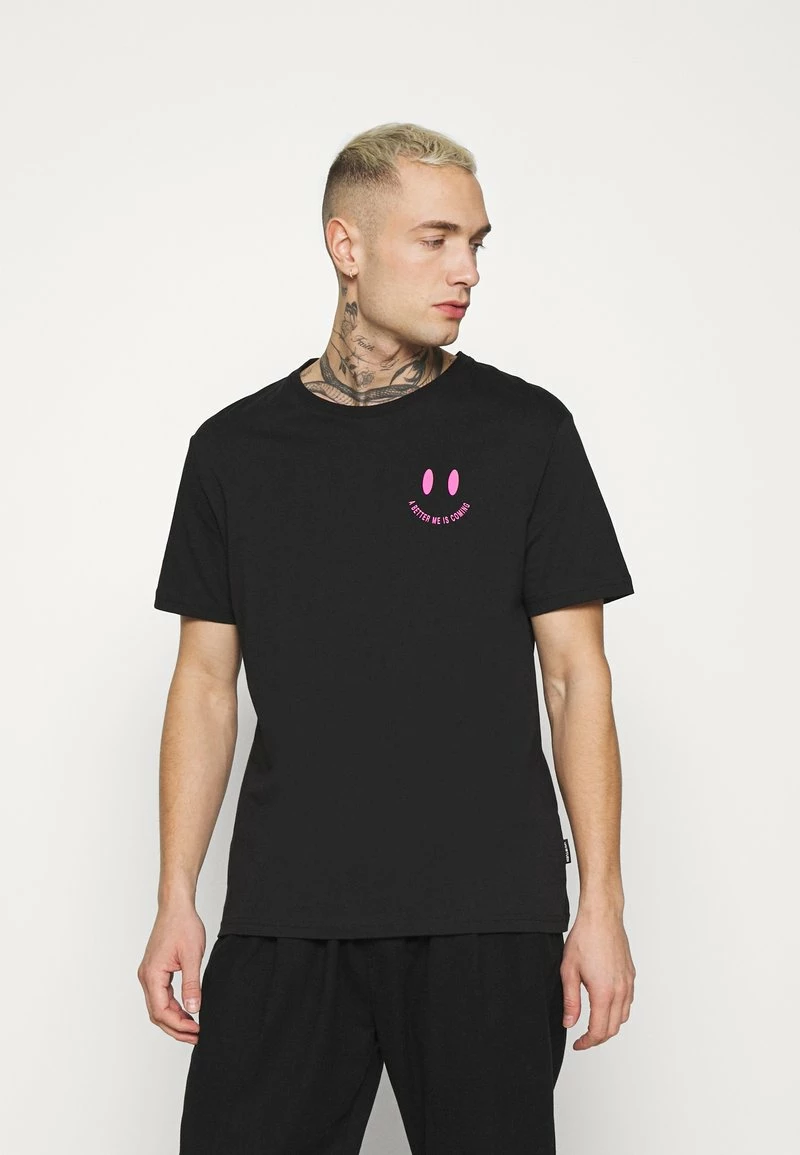 YOURTURN Unisex T-shirt Con Stampa - Black 5 YOURTURN Unisex T-shirt Con Stampa - Black - immagine 3