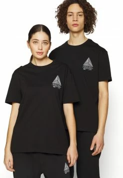 YOURTURN GRAPHIC TEE WINCENT WEISS UNISEX - T-shirt Con Stampa - Black