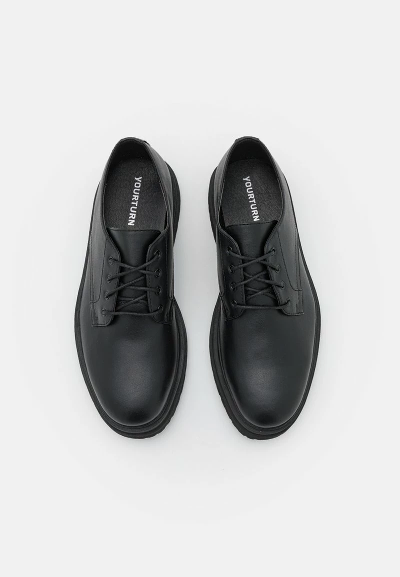 YOURTURN UNISEX - Stringate - Black 6 YOURTURN UNISEX - Stringate - Black - immagine 4
