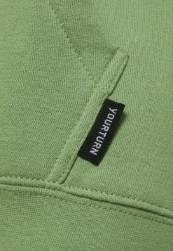YOURTURN UNISEX - Felpa Con Cappuccio - Green -Sconto YOURTURN in Italia e55ba6942ba44b7aafbe85fc106941b2