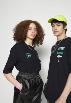 YOURTURN GRAPHIC TEE UNISEX - T-shirt Con Stampa - Black -Sconto YOURTURN in Italia e64c0883a4f14193a659548c9f695f84