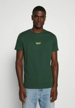 YOURTURN T-shirt Con Stampa - Dark Green, Unisex