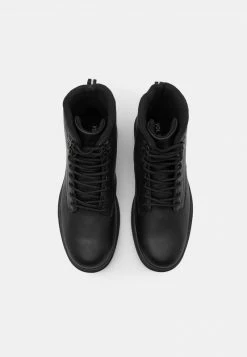 YOURTURN UNISEX - Stivaletti Stringati - Black -Sconto YOURTURN in Italia e90c432e72a94d669639f0d9f905f737