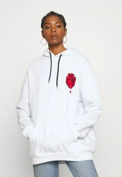 YOURTURN Felpa Con Cappuccio - White, Unisex -Sconto YOURTURN in Italia ed30ee02b25f4dc1b72dc5c4832d9443