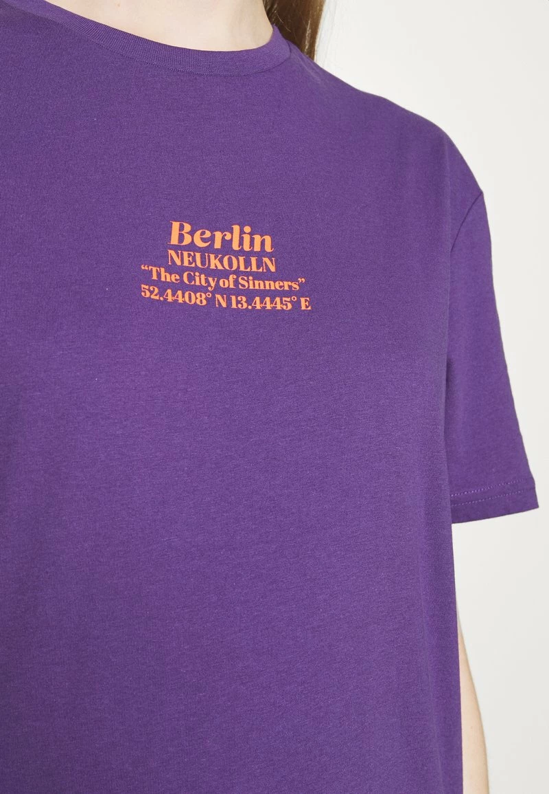 YOURTURN UNISEX - T-shirt Con Stampa - Purple 7 YOURTURN UNISEX - T-shirt Con Stampa - Purple - immagine 5