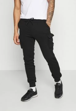 YOURTURN UNISEX - Pantaloni Sportivi - Black
