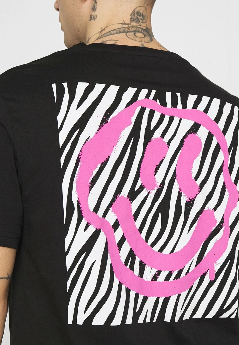 YOURTURN Unisex T-shirt Con Stampa - Black 8 YOURTURN Unisex T-shirt Con Stampa - Black - immagine 6