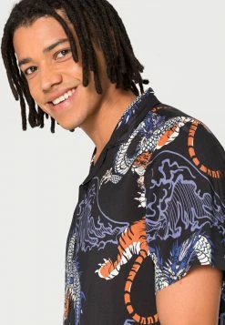 YOURTURN UNISEX - Camicia - Black -Sconto YOURTURN in Italia f9bdc9f5524a451a8d3c71f7b02b622b