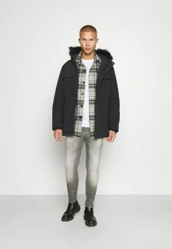 YOURTURN 3 PACK UNISEX - T-shirt Basic - Black/light Grey/white