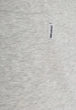 YOURTURN UNISEX - Pantaloni Sportivi - Mottled Light Grey -Sconto YOURTURN in Italia fd02460eaf114827b68c1d701fa09ef2